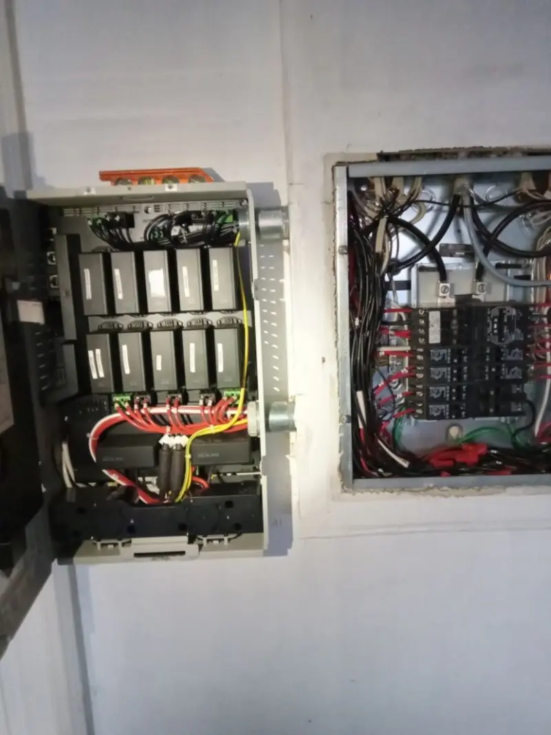Electrical panel upgrade completed for Security Camera Wiring in Shafter